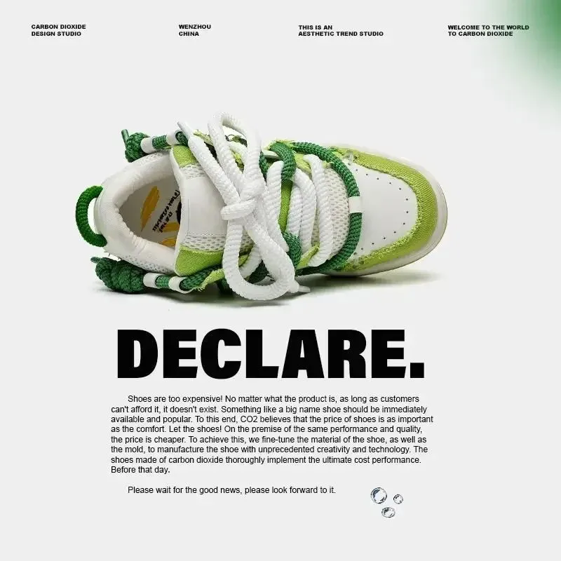 chunky shoes Velzard 'verde' ugly sneakers