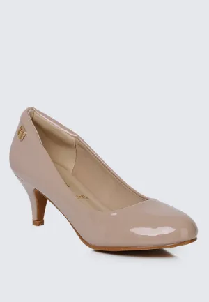 Cindy WideFit Comfy Pumps In Nude