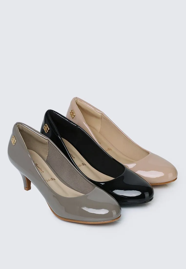 Cindy WideFit Comfy Pumps In Nude