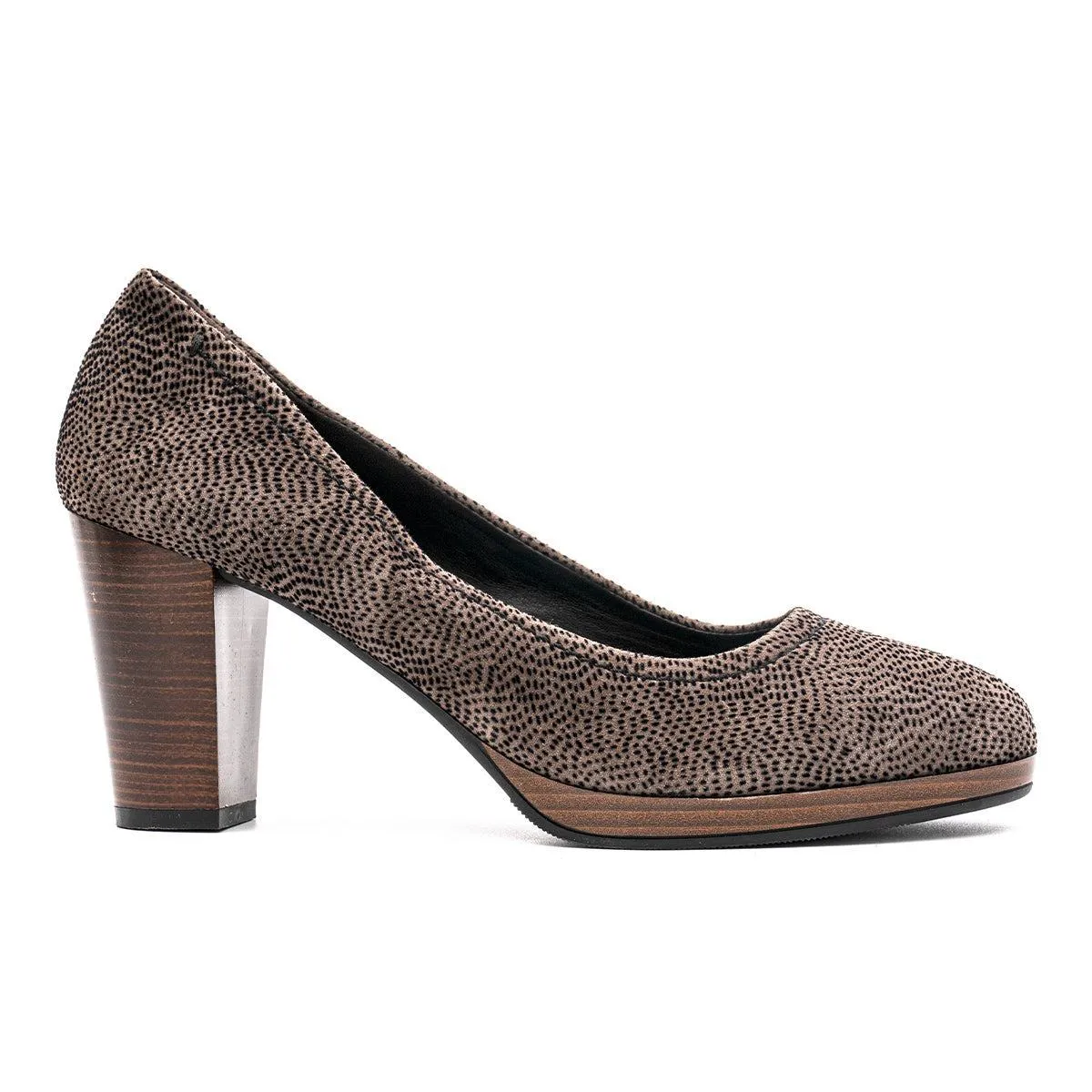 Clarks Earth Bijou Pump High-Heel Shoes Suede Multicolour Colour For Women