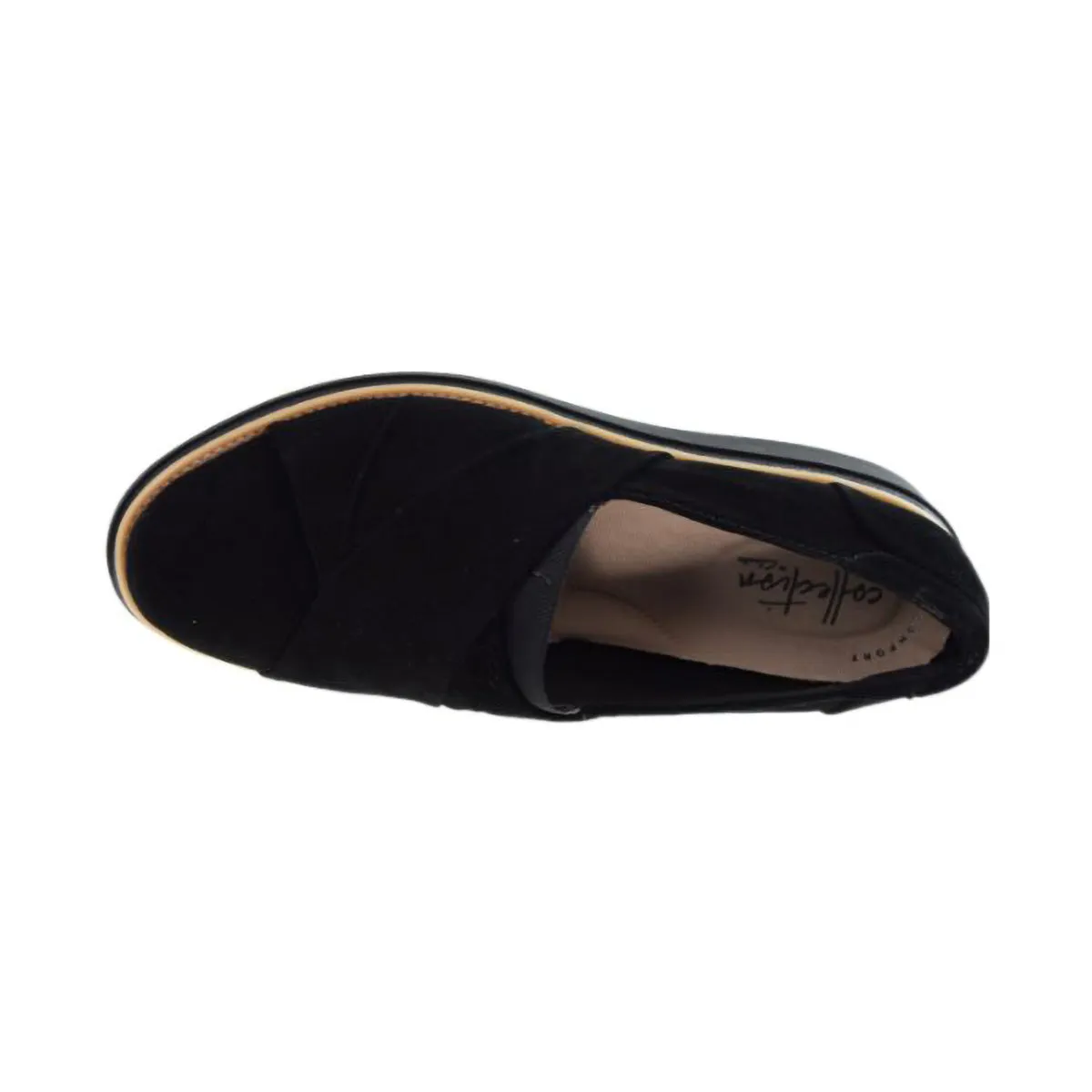 Clarks Sharon Form Suede Women's Shoes Black