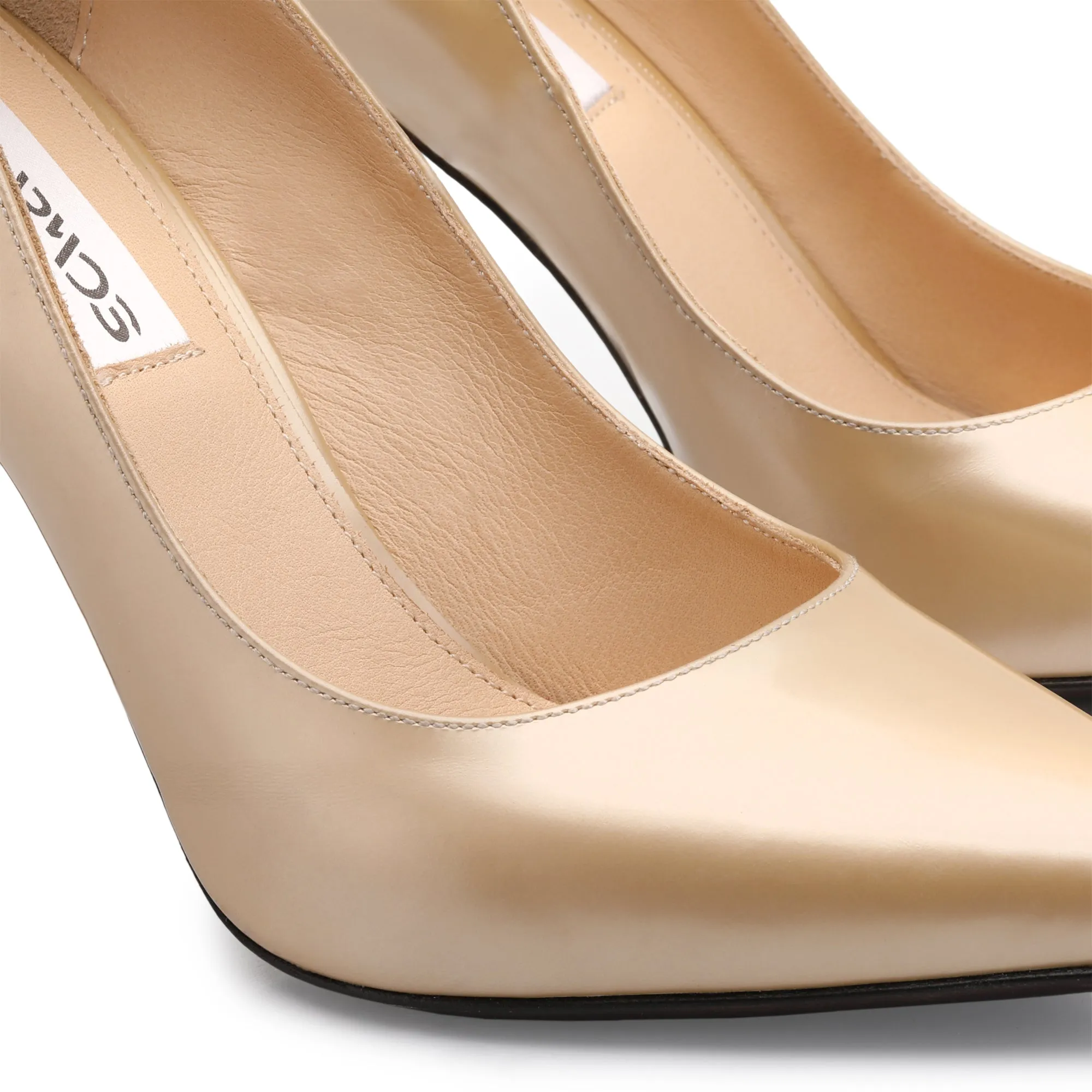 Classic golden pumps