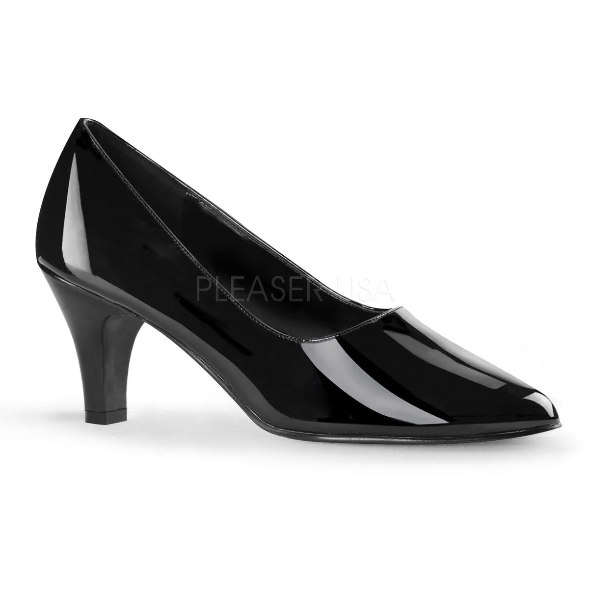 Classic Pump with 3-inch Block Heel 3-colors DIV-420
