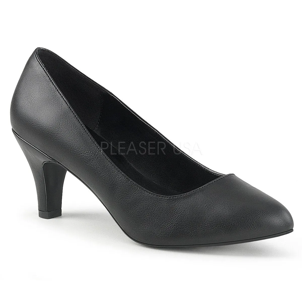 Classic Pump with 3-inch Block Heel 3-colors DIV-420
