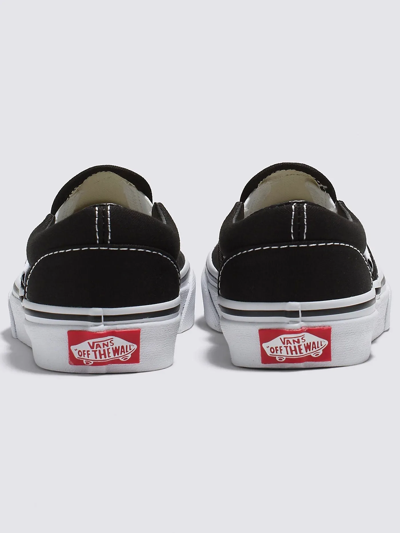 Classic Slip-On Black/True White Shoes (Kids)
