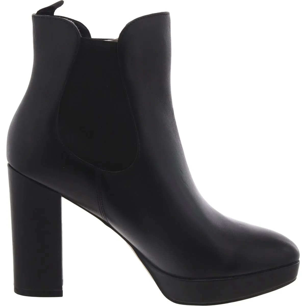 Cole Haan Womens Faux Leather Pull On Ankle Boots