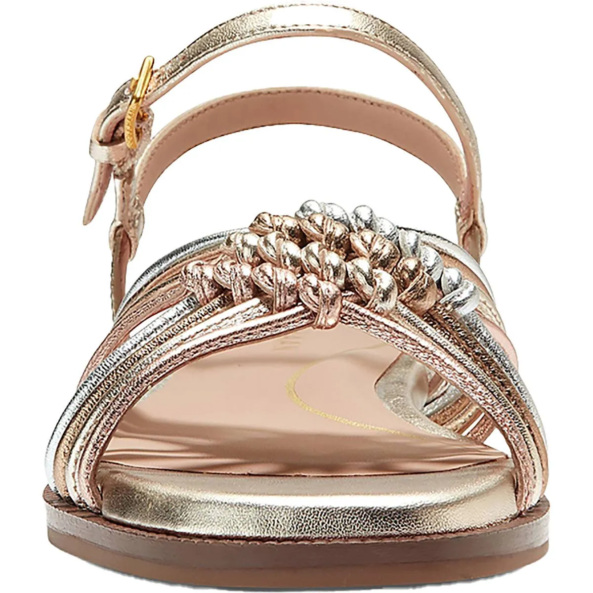 Cole Haan Womens JITNEY KNOT SANDAL Leather Slingbacks Strappy Sandals