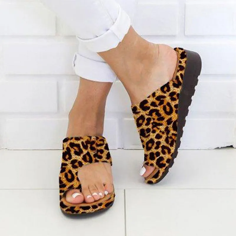 Comfy Platform Flat Sole Sandals