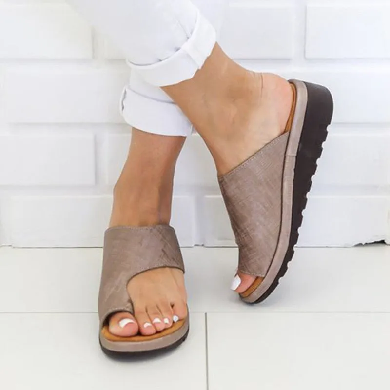 Comfy Platform Flat Sole Sandals