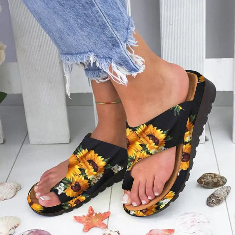 Comfy Platform Flat Sole Sandals
