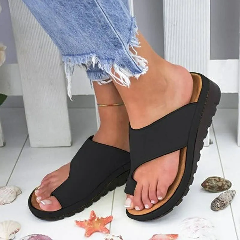 Comfy Platform Flat Sole Sandals