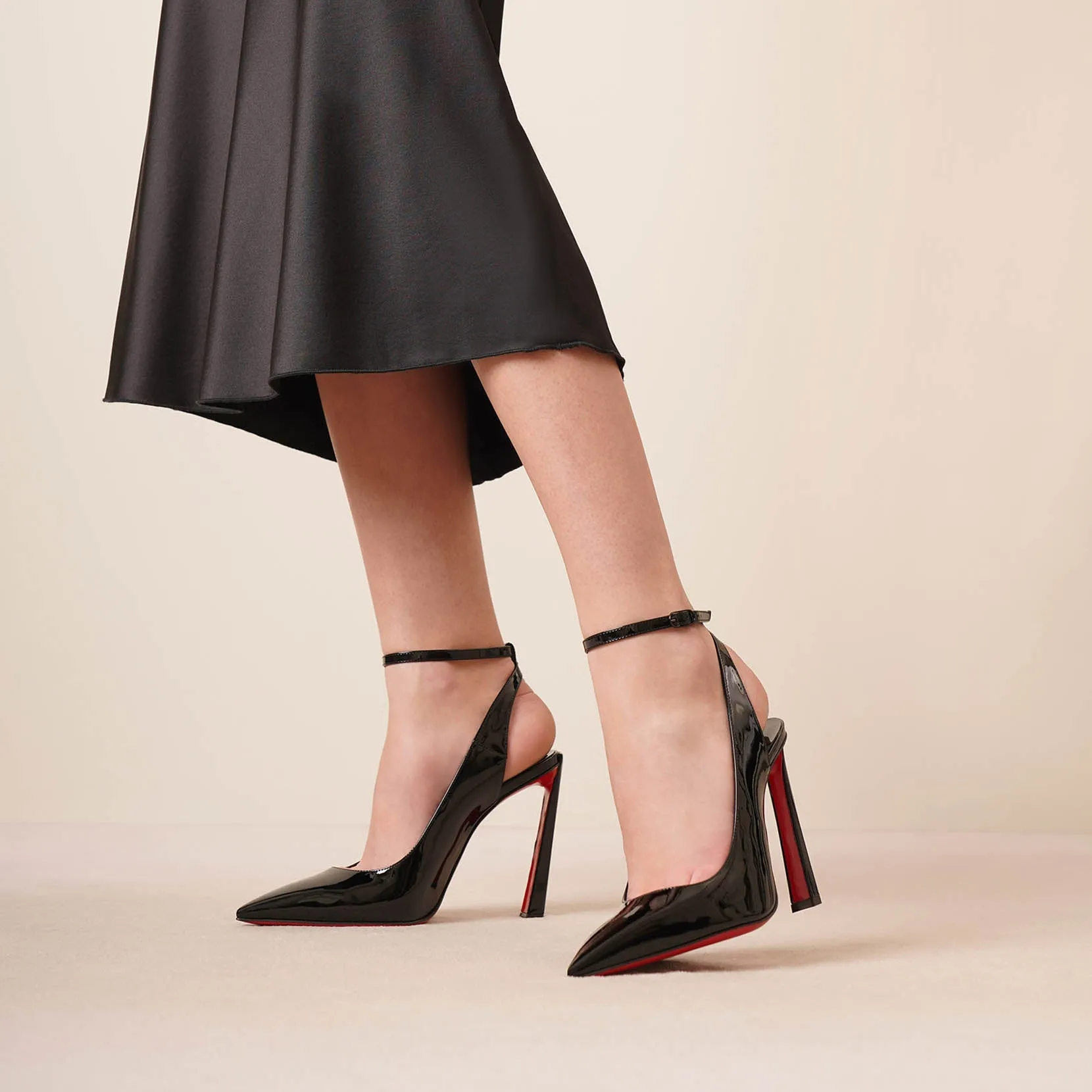 Condora 100 patent sling pumps