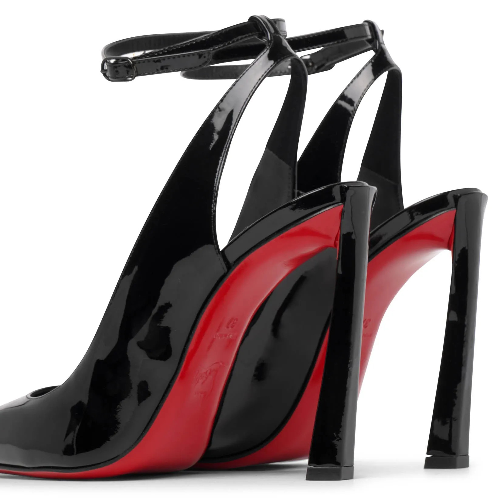 Condora 100 patent sling pumps