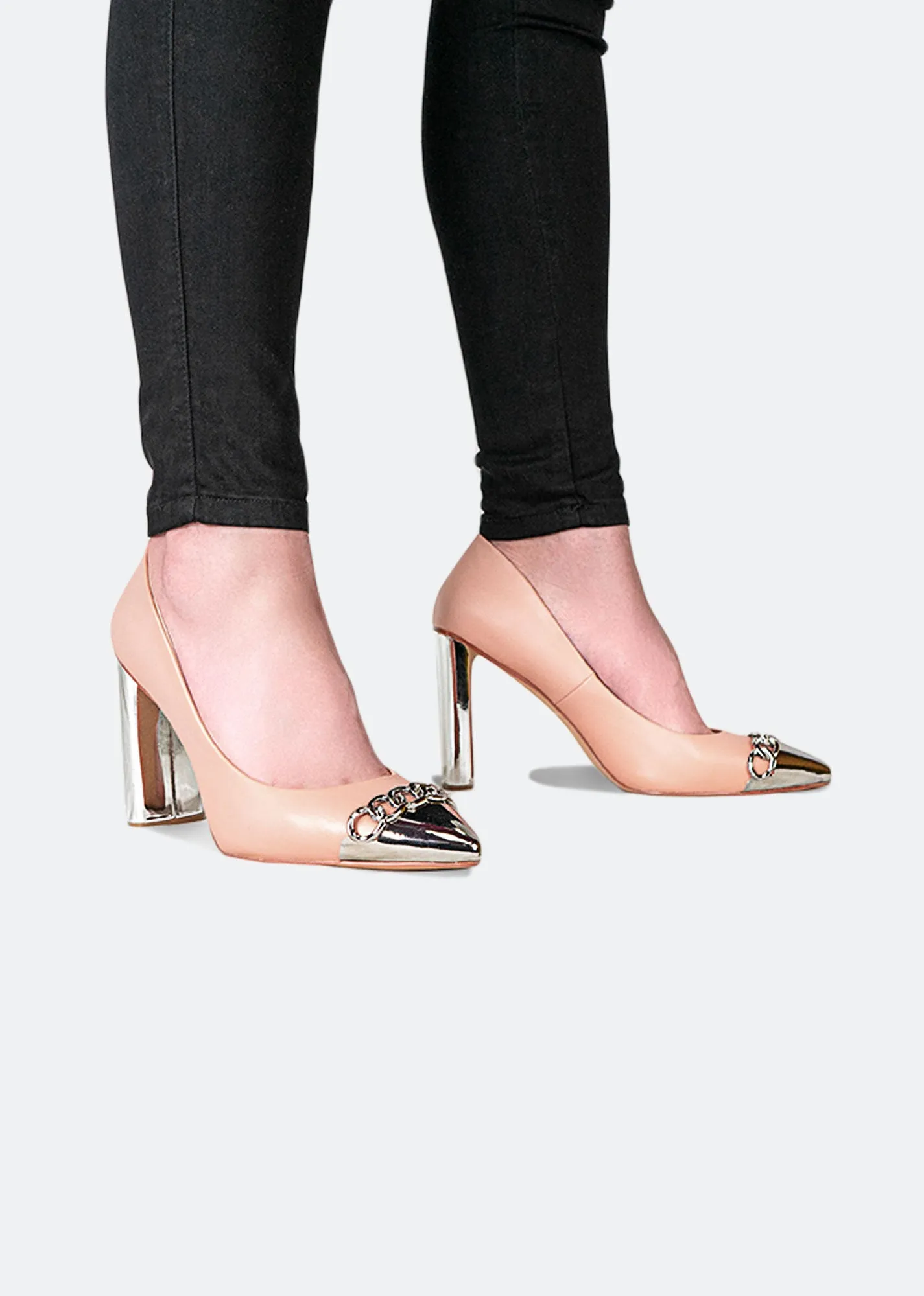 Conqoire Block Heel Pumps