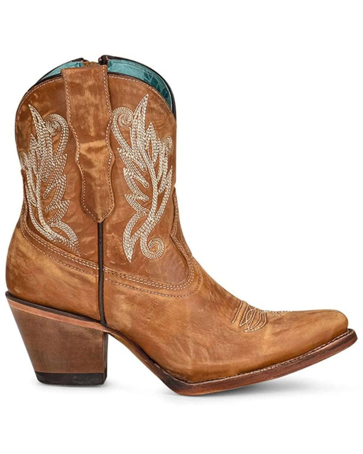 Corral Women's Embroidered Western Fashion Booties - Pointed Toe - A4218