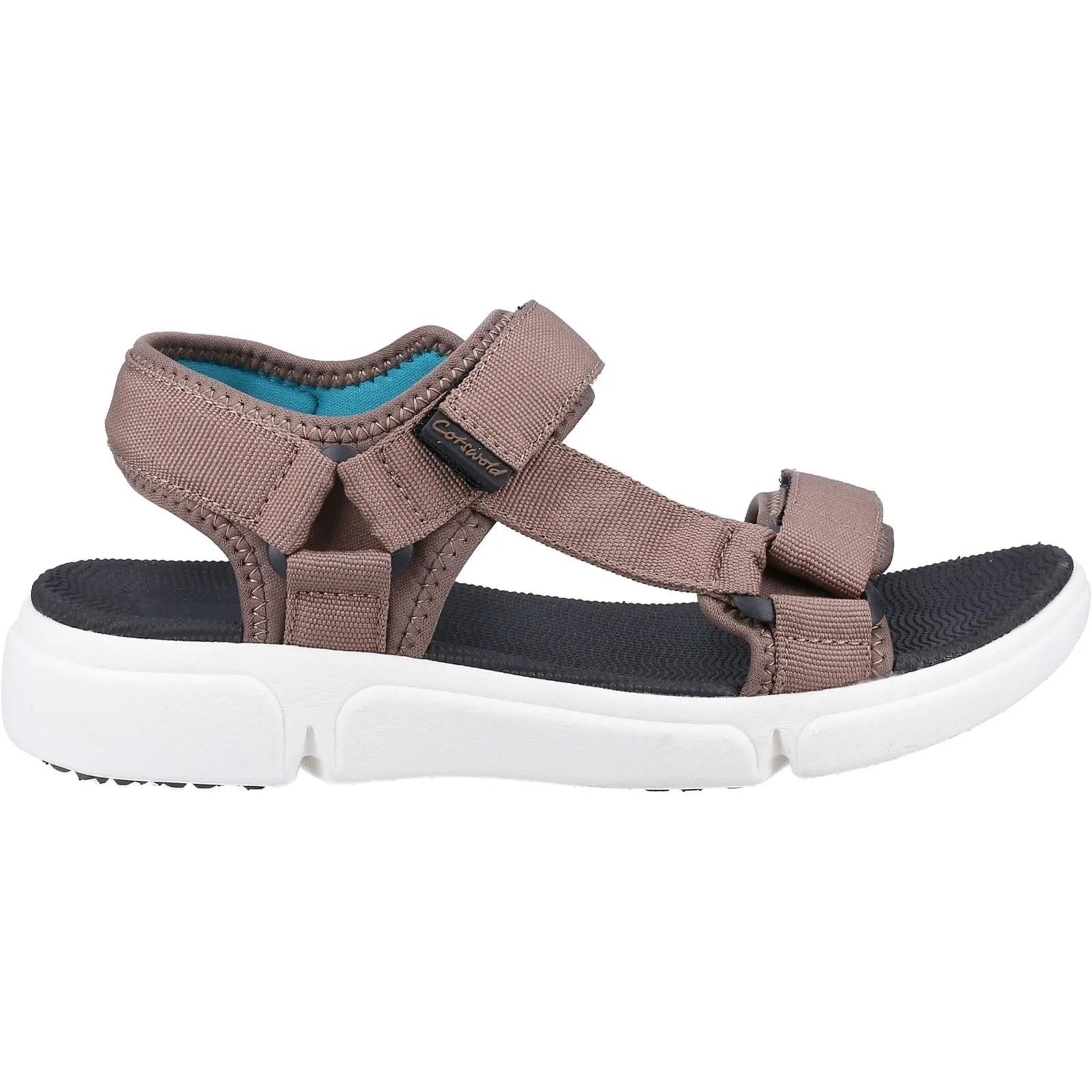 Cotswold Alderton Taupe PU Female Sandal Ladies Summer