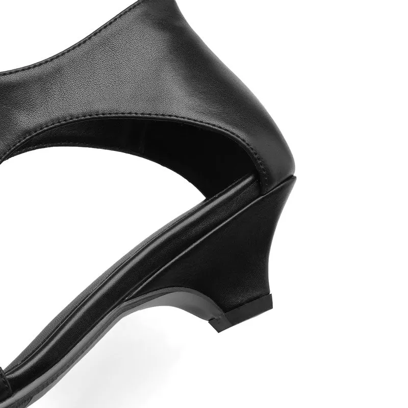 Cut out Ankle Boots - Amelia