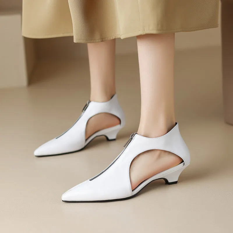 Cut out Ankle Boots - Amelia