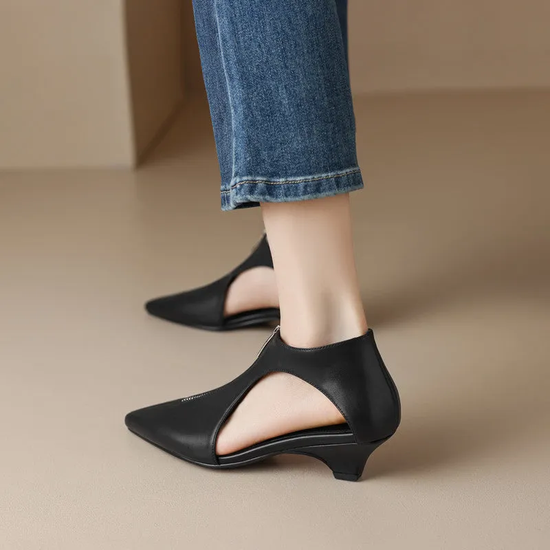Cut out Ankle Boots - Amelia