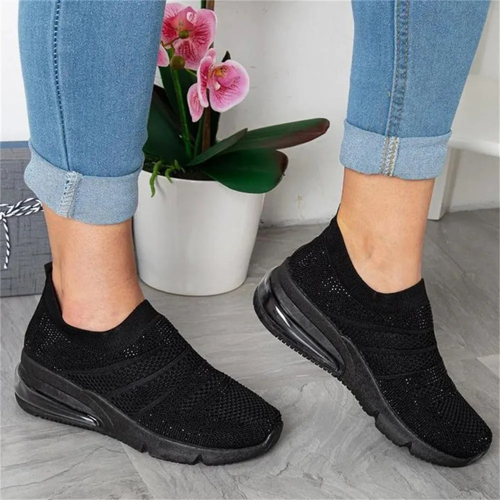 Cuzcare Casual Orthopedic Shoes Sneakers Cushion Mesh Slip-on Sneakers