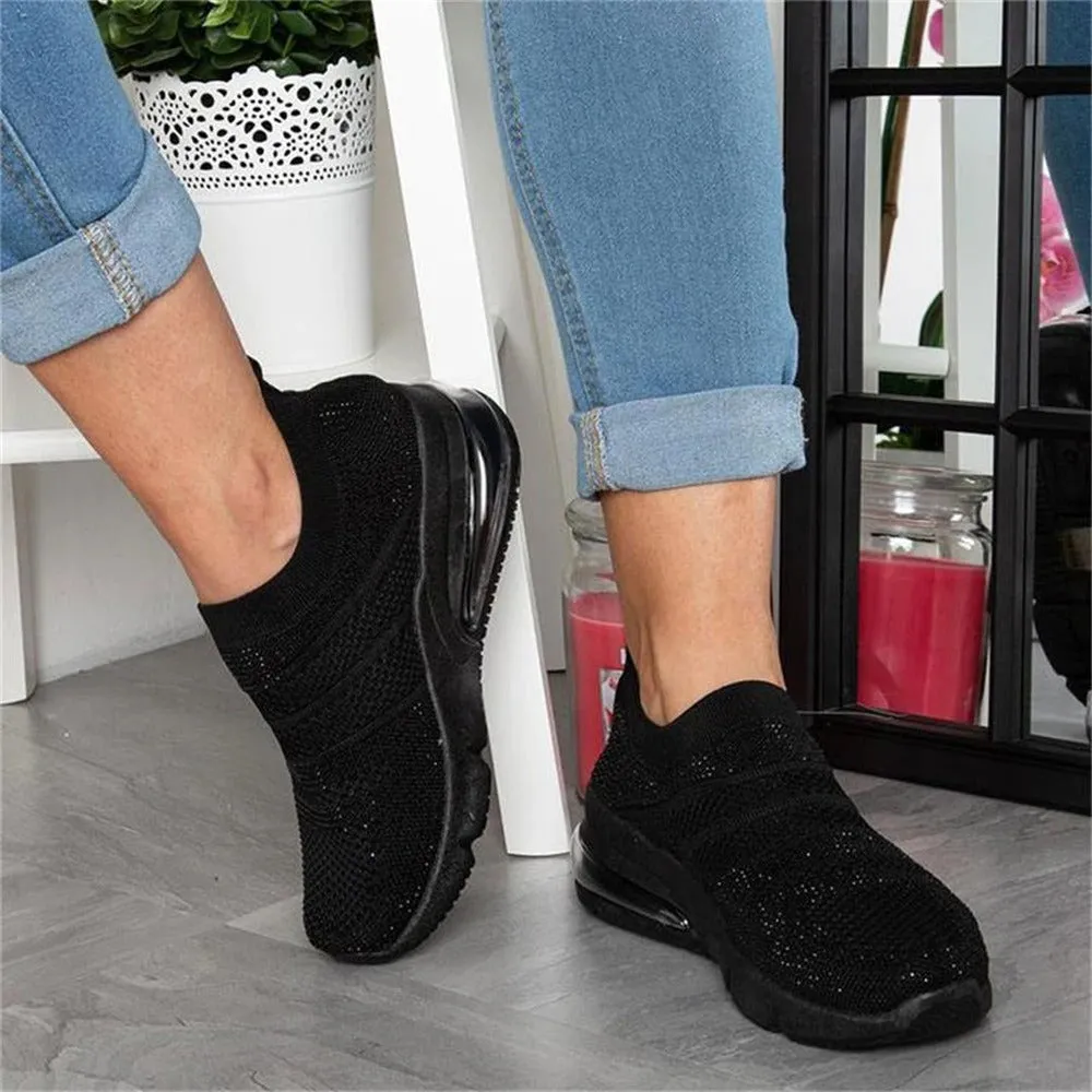 Cuzcare Casual Orthopedic Shoes Sneakers Cushion Mesh Slip-on Sneakers