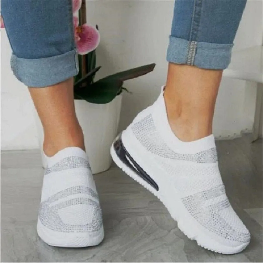 Cuzcare Casual Orthopedic Shoes Sneakers Cushion Mesh Slip-on Sneakers