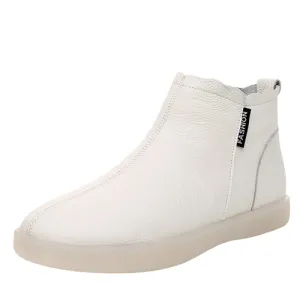 Cuzcare Orthopedic Boots For Women Leather Comfortable Ankle Fur Lined Warm Winter Shoes