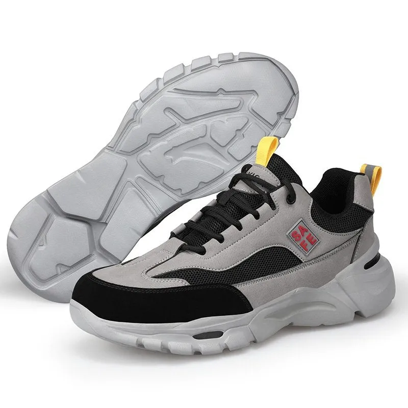 Cuzcare Orthopedic Shoes For Men Anti-smashing Sturdy Safety Sneakers Mesh Sporty