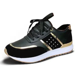 Cuzcare Orthopedic Shoes Women Sneakers Platform Leather Running Summer