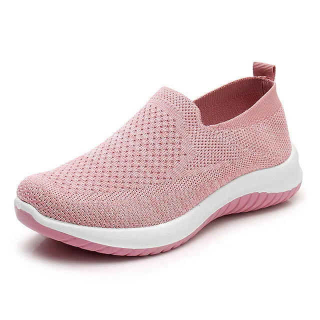 Cuzcare Women Orthopedic Sneakers Knitting Summer Shoes