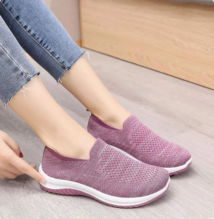 Cuzcare Women Orthopedic Sneakers Knitting Summer Shoes