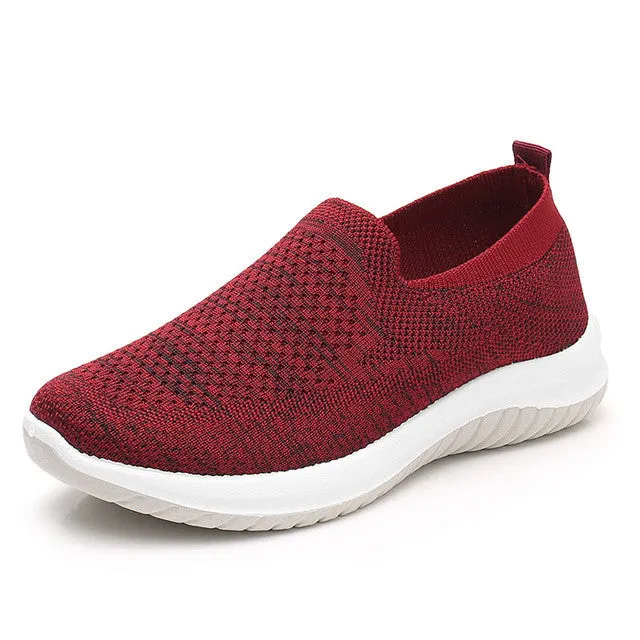 Cuzcare Women Orthopedic Sneakers Knitting Summer Shoes