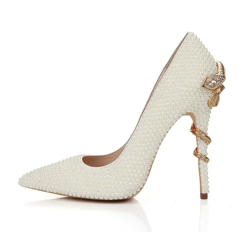 Diamond Wrapped High Heels