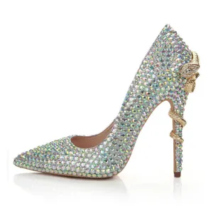 Diamond Wrapped High Heels