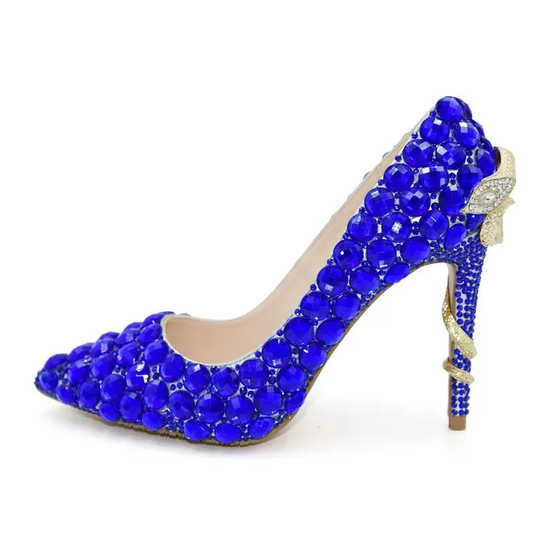 Diamond Wrapped High Heels