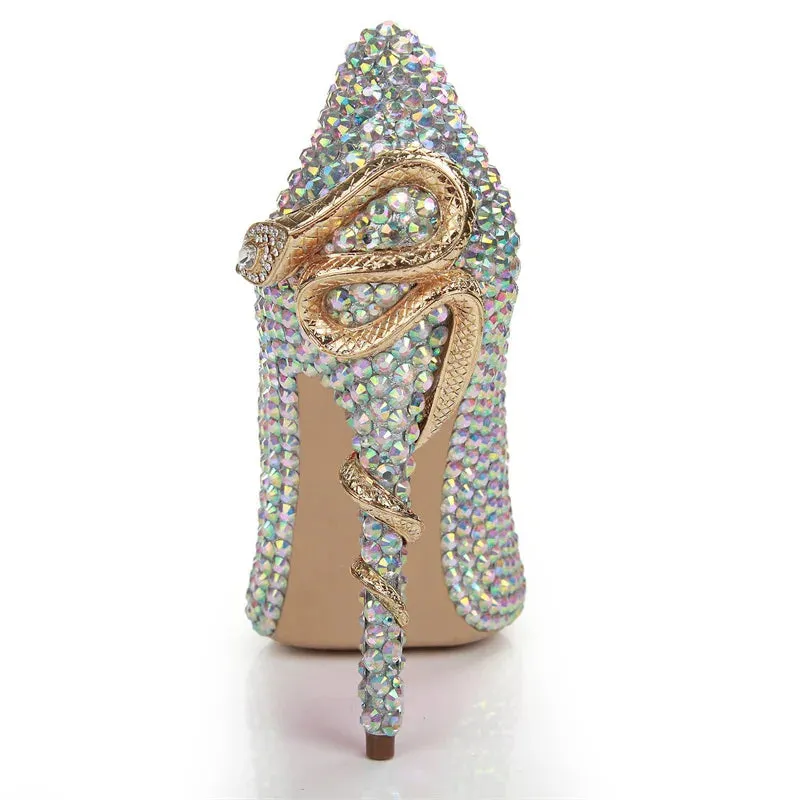 Diamond Wrapped High Heels