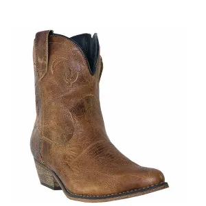 Dingo Women's Adobe Rose 7" Western Bootie - Light Brown DI692