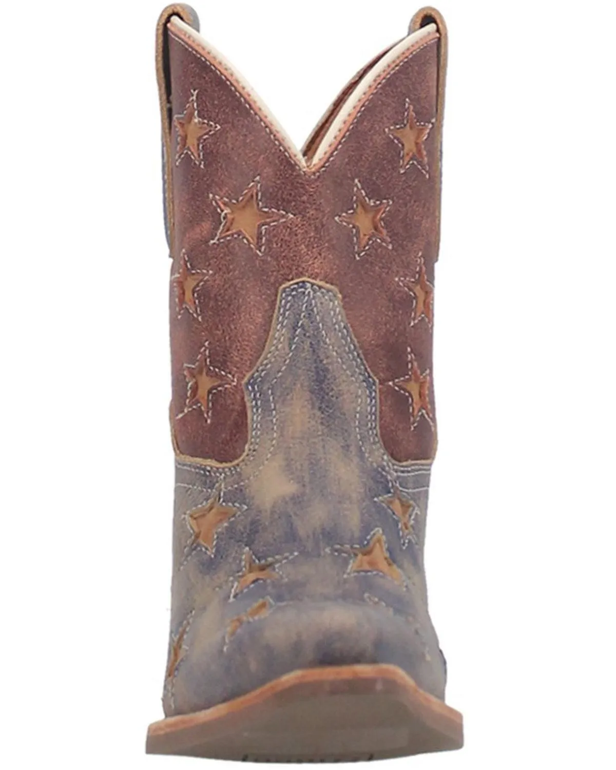 Dingo Women's Liberty Western Booties - Snip Toe - DI 769-BLUE