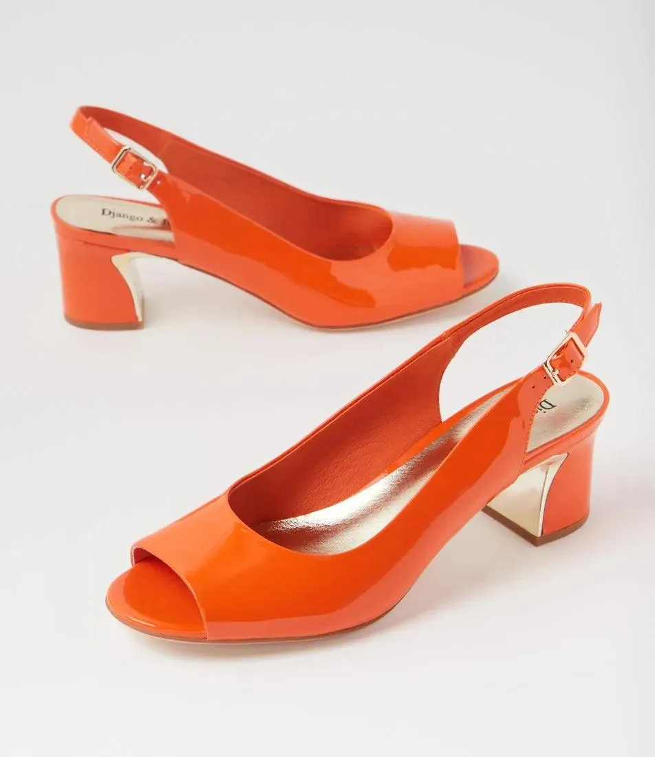 DJANGO AND JULIETTE JIANAS LEATHER  SLING BACK