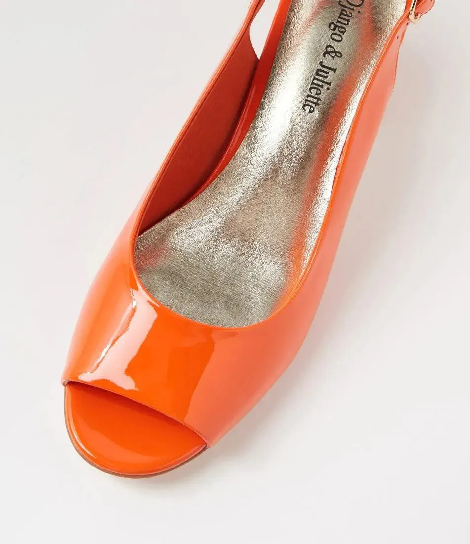 DJANGO AND JULIETTE JIANAS LEATHER  SLING BACK