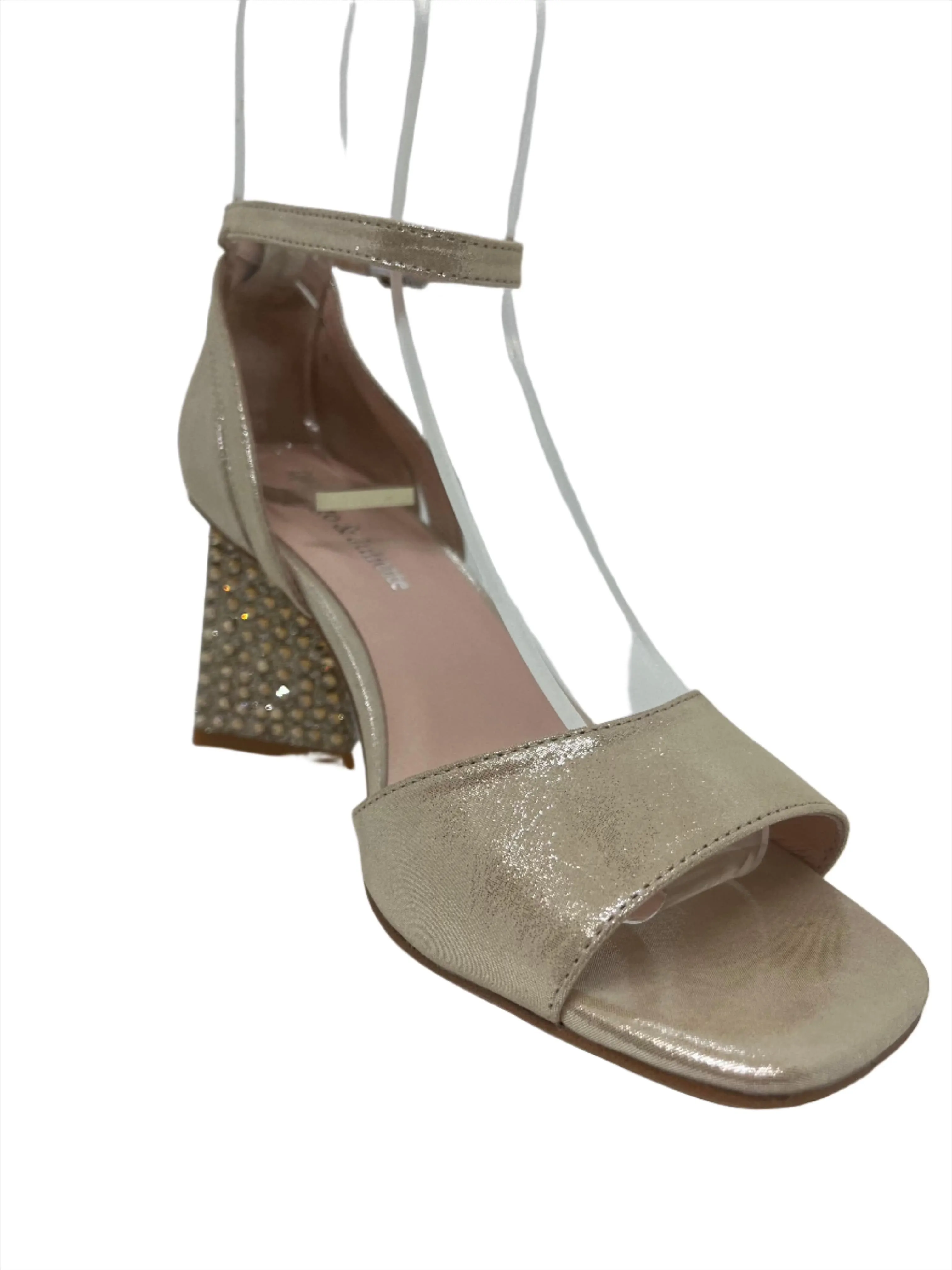 DJANGO AND JULIETTE LAIXI ANKLE STRAP HEEL