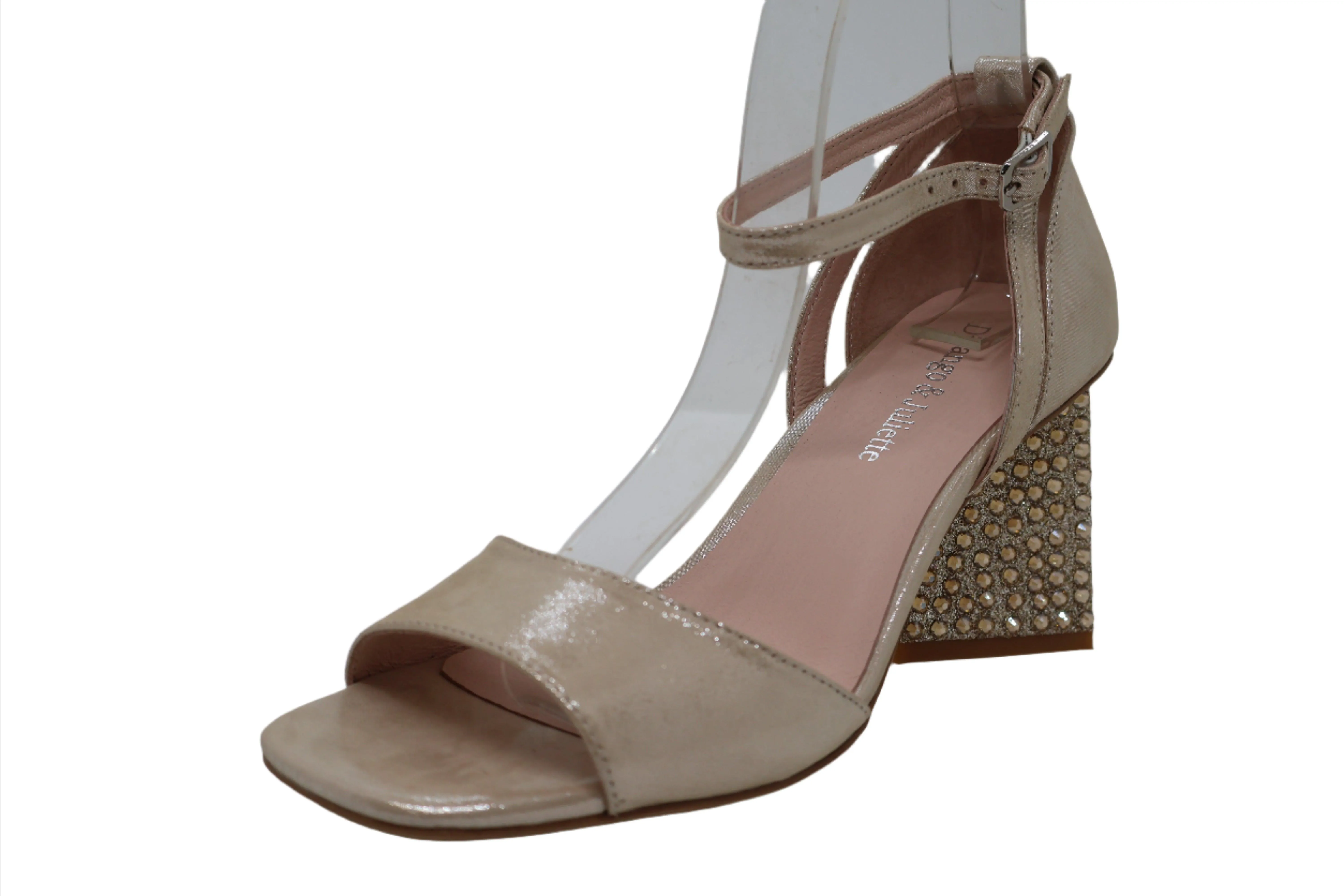 DJANGO AND JULIETTE LAIXI ANKLE STRAP HEEL