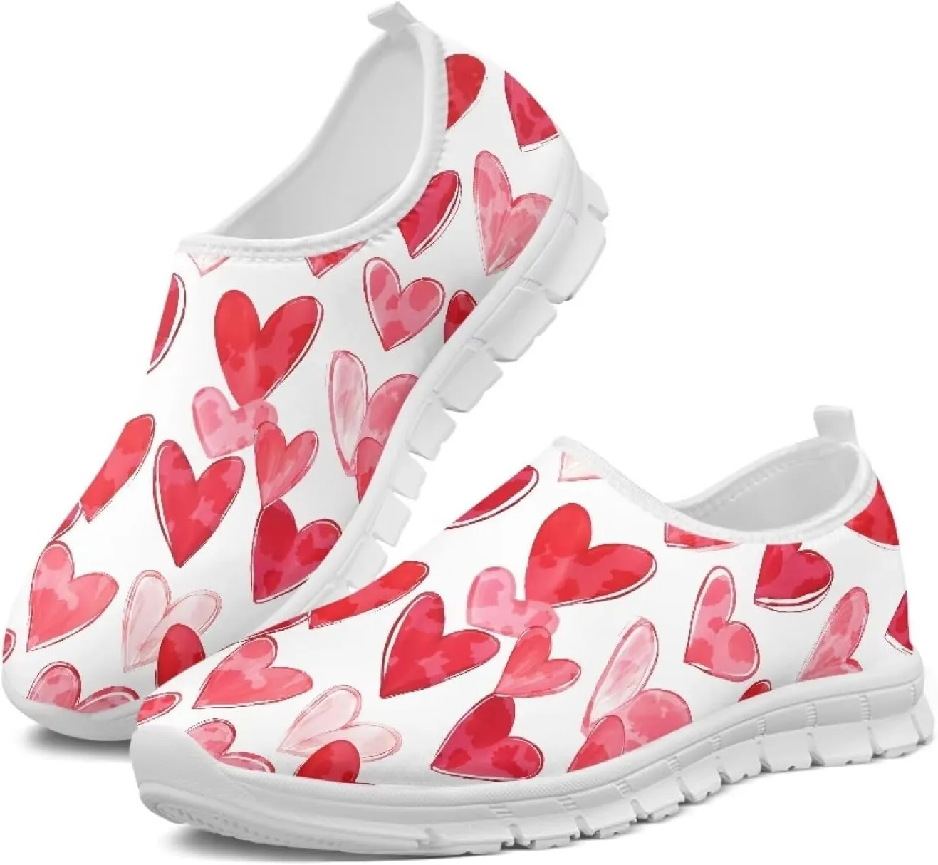Doojoayie Slip On Walking Shoes for Women Comfy Workout Casual Shoes Holiday
