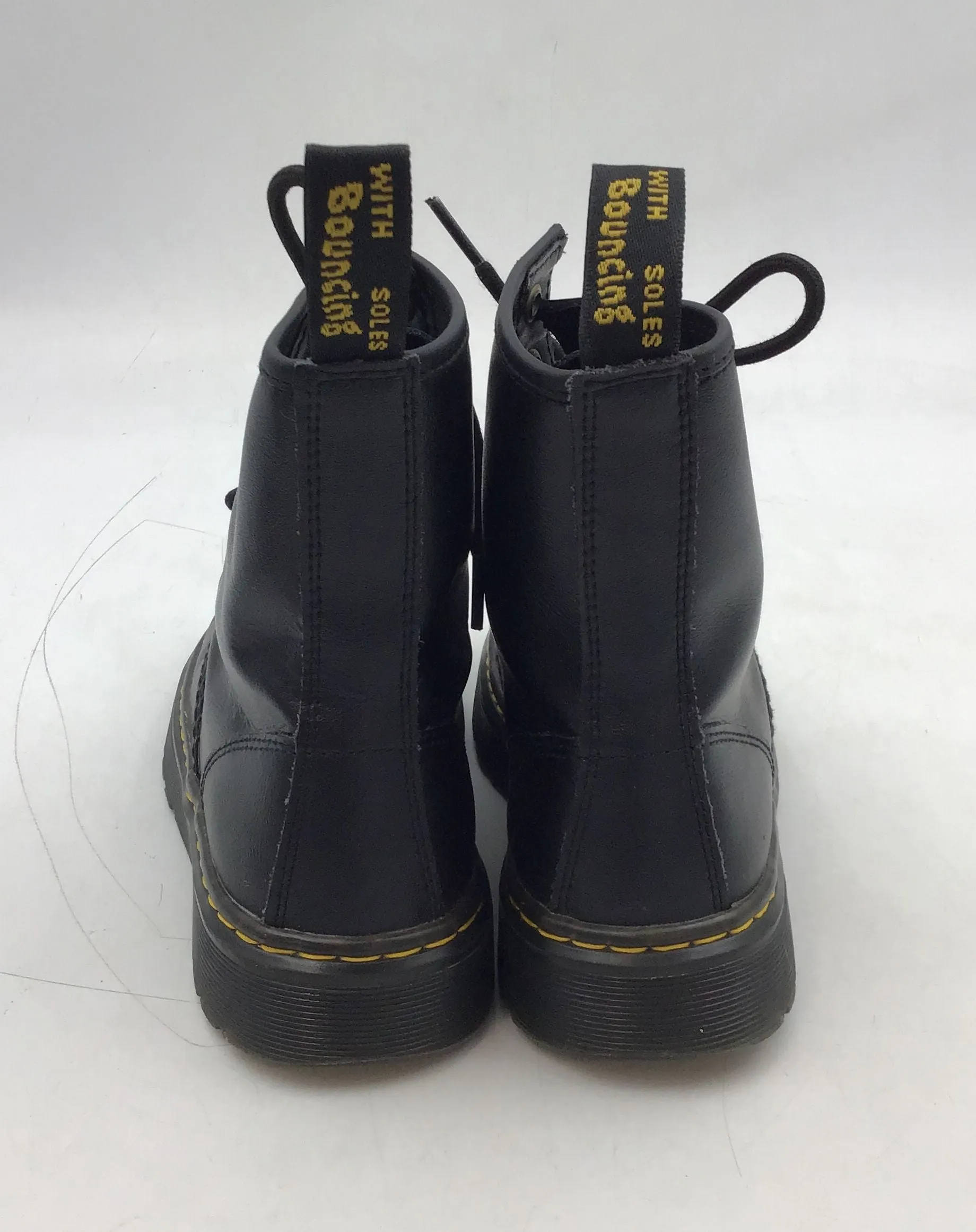 Dr. Martens Women's Zavala Black Ankle Combat Boots - Size 6