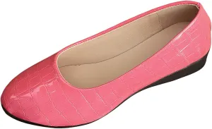 Dressy Flat Womens Round Toe Loafers Comfort Flat Shoes Slip On Loafers Ladies Ballet Flats Business Casual Shoes