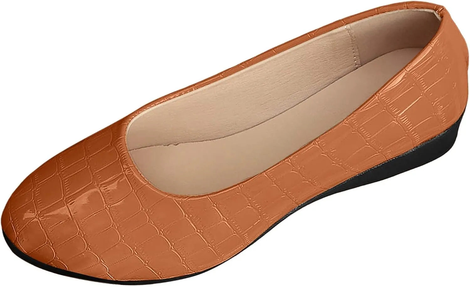 Dressy Flat Womens Round Toe Loafers Comfort Flat Shoes Slip On Loafers Ladies Ballet Flats Business Casual Shoes