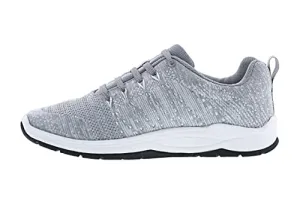 Drew Women's Galaxy Comfort Stretch Walking Shoes, Grey/White/Fabric 12 M US