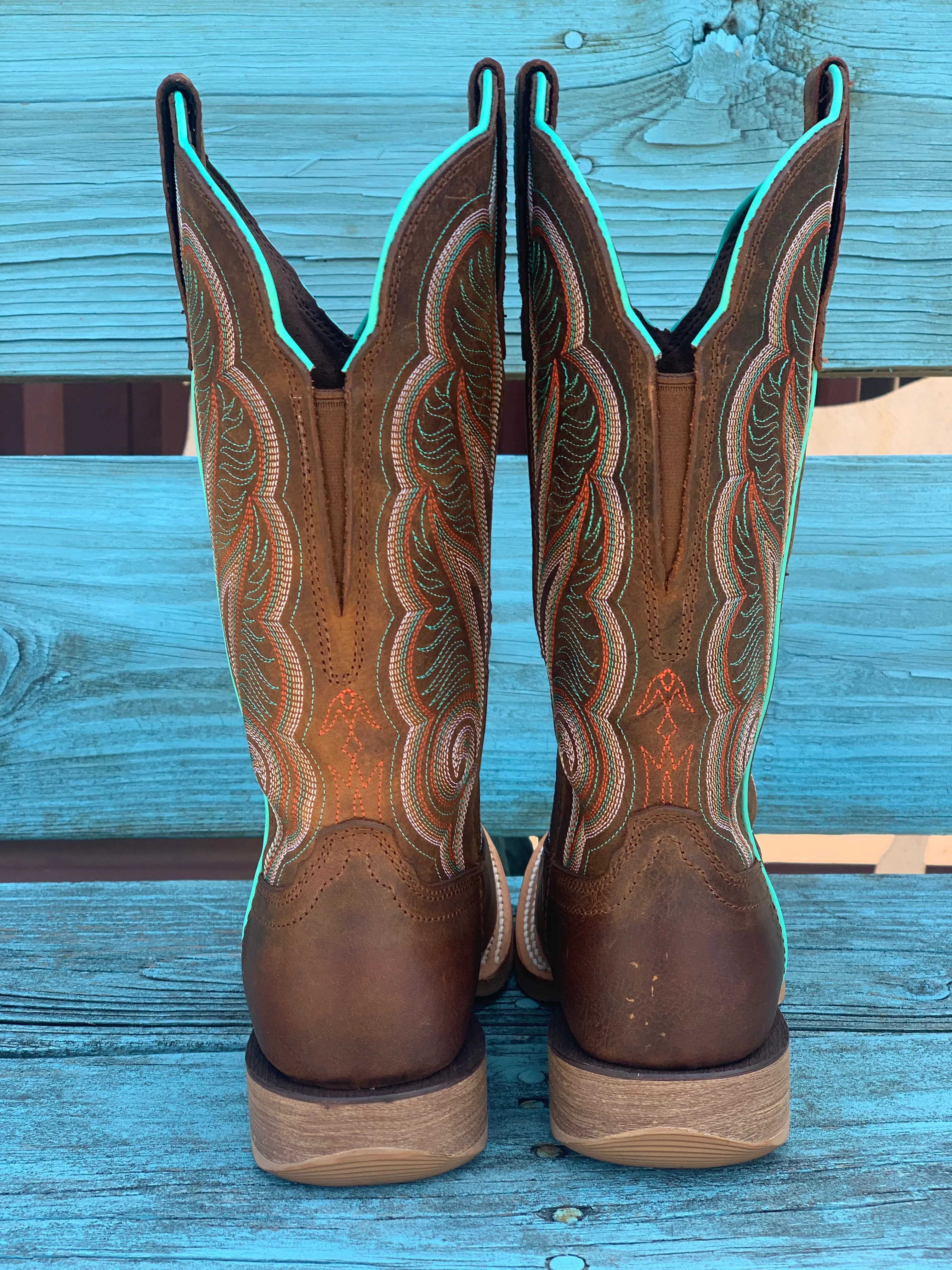 Durango Women's Rebel Pro Brown Square Toe Cowgirl Boots DRD0436