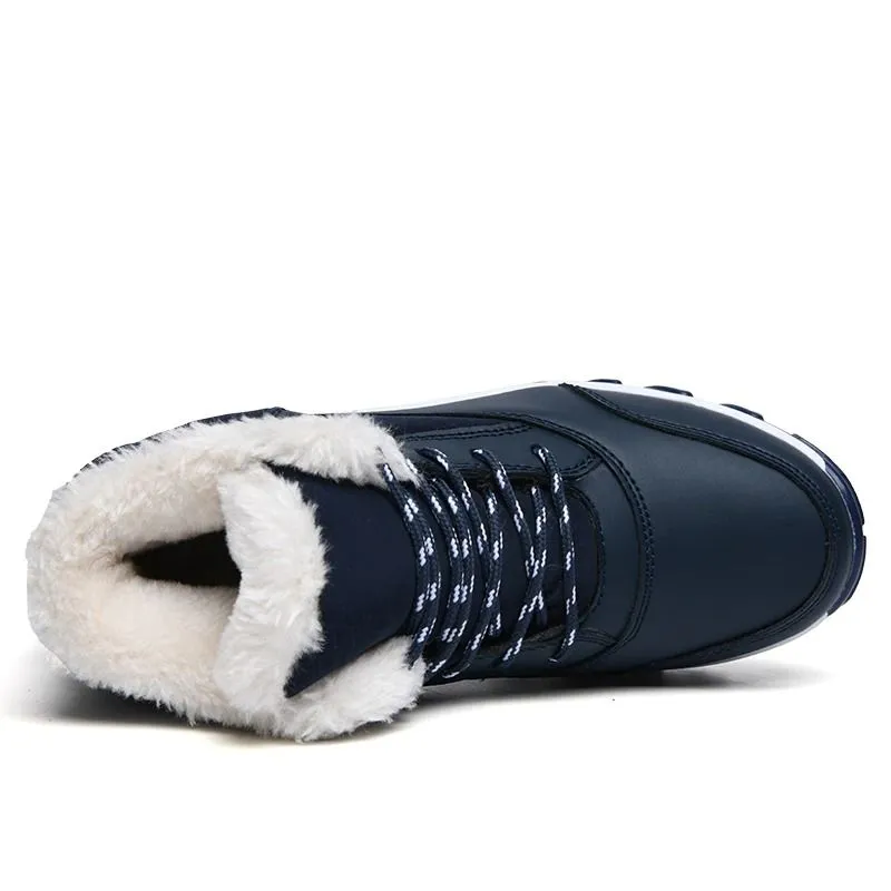 Dyavor Women Waterproof Orthopedic Plush Snow Boots