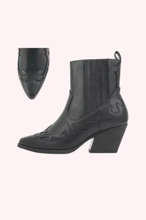 Ember Short Stitched Cowboy Boots